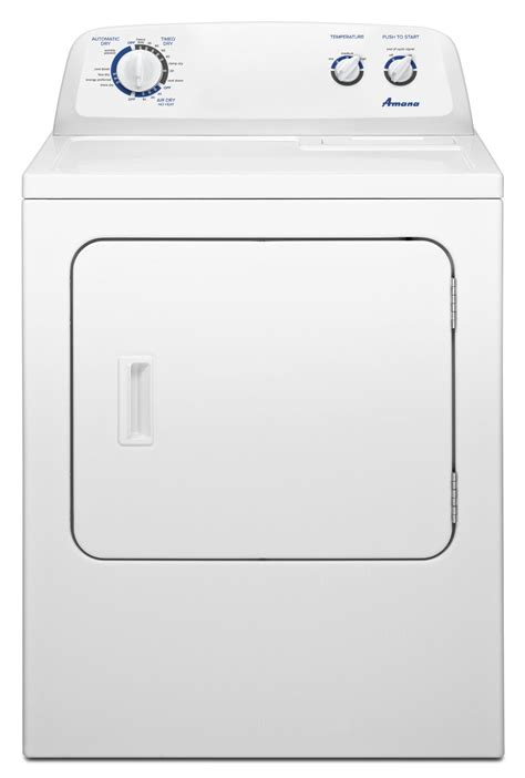 Amana NED4700YQ 29 Inch Electric Dryer with 7.0 cu. ft. Capacity, 12